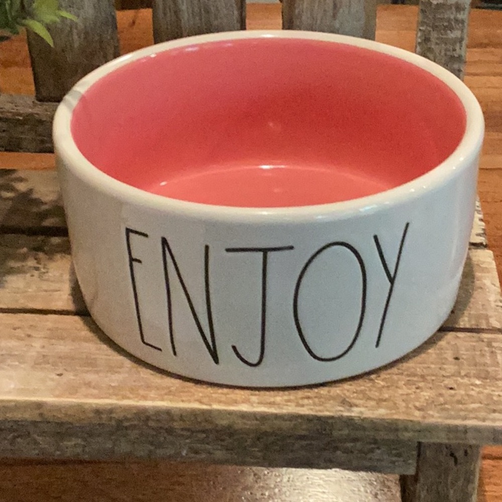 Rae Dunn ENJOY Pet Bowl